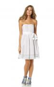 Kleid mit Spitze weiß