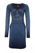 Kleid mit Strass marine