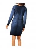 Kleid mit Strass marine