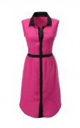 Kleid pink-schwarz