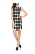 Kleid schwarz-weiß