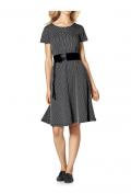 Kleid schwarz-weiß