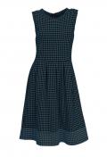 Kleid smaragd-schwarz