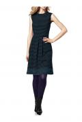 Kleid smaragd-schwarz