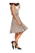 Kleid taupe-creme