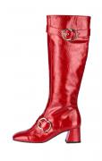 Lackleder-Stiefel rot