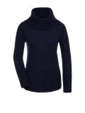 Lambswool-Rollkragenpullover marine