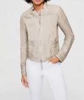 Lamm-Nappalederjacke beige