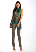 Lammnappa-Stretch-Leggings khaki