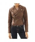 Lammnappalederjacke cognac