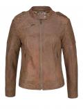 Lammnappalederjacke cognac