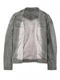 Lammnappalederjacke grau-used