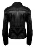 Lammnappalederjacke schwarz