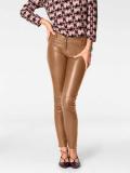 Lammnappalederleggings cognac