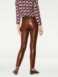 Lammnappalederleggings nougat