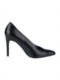 Leder-Pumps schwarz