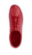 Leder-Sneaker koralle