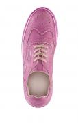 Leder-Sneaker pink