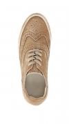 Leder-Sneaker sand