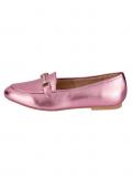 Lederslipper rosé-metallic