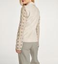 Leinen-Blazer beige
