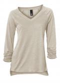 Leinen-Seidenshirt beige