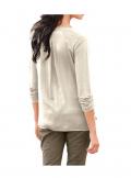 Leinen-Seidenshirt beige