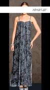 Leomuster-Abendkleid grau