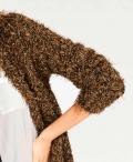 Longcardigan braun