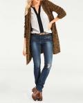 Longcardigan braun