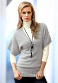 Longpullover grau