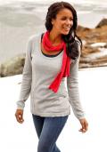 Longpullover grau Gr.40/42