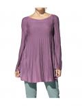 Longpullover mauve Gr. 40