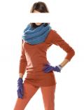 Longpullover terracotta