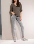 Luxus-Stretch-Jeans grey-denim