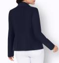 Lyocell-Blazer mit Spitze marine