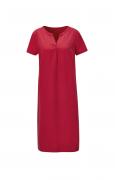 Lyocell-Leinen-Kleid rot