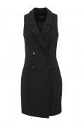 Mantelkleid schwarz