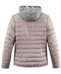 Marken-2-in-1 Daunenjacke taupe-grau