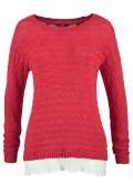 Marken-2-in-1-Pullover koralle