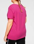 Marken-3er-Pack-Shirt schwarz+pink+petrol