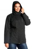 Marken-5-in-1-Jacke schwarz