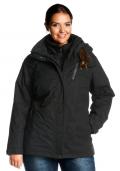 Marken-5-in-1-Jacke schwarz