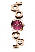 Marken-Armbanduhr roségoldfarben