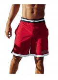 Marken-Badeshorts rot