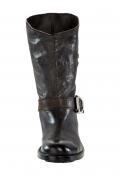Marken-Biker-Boots schwarz