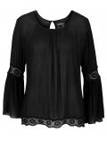 Marken-Bluse schwarz