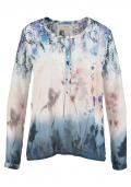 Marken-Bluseecru-rose-blau