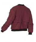 Marken-Bomberjacke bordeaux