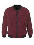 Marken-Bomberjacke bordeaux